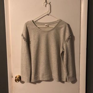 Gray Embellished Sweater from VICI Dolls